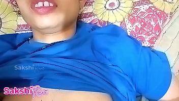 Preview 2 of Olgun Leisbien - Playing with sexy STEP SISTER chudai on birthday after tshirt gift