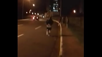 Preview 4 of You Are A Lot Of - Gordinho correndo pelado na rua