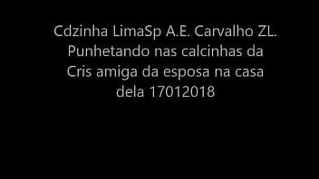 Preview 1 of Elisa Anal - Cdzinha LimaSP Punhetando nas calcinhas da Cris amiga da esposa na casa dela 17012018