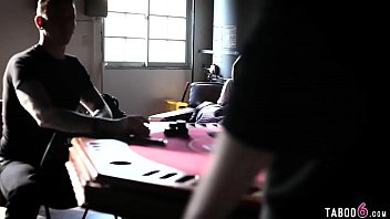 Preview 2 of Dance Men - Busty teen gangbanged in all holes by her