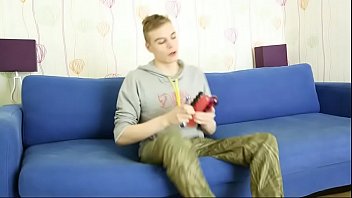 Preview 1 of Pee Taste - Horny Twink Caught Stretching His Ass-Hole