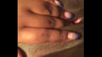 Preview 3 of Angelique Porn Video - Bbw finger her fat pussy