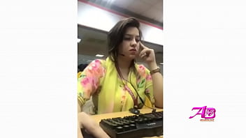Preview 4 of Burazzil Mom - Imo Call With Big Boobs Girl in call center