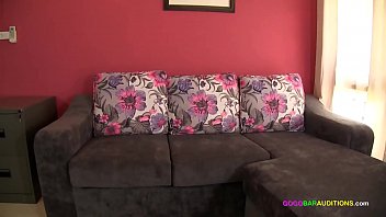 Preview 1 of Hot Sex Strip Hard Sex Tube - Young blond Thai girl creampied on casting couch