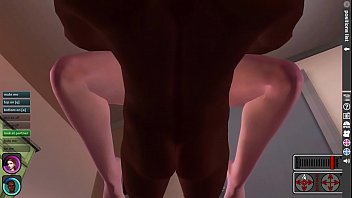 Preview 2 of Married Hot Teen - SexSim 3d Interracial Porn