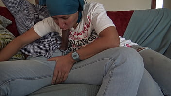 Preview 3 of One Woman And Long Lig - A Turkish employee is SCARED when her boss shows his big black cock