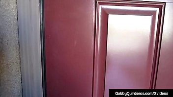 Preview 1 of Latin Wife Drugged Fucked Hotel - MexiMilf Gabby Quinteros Finger Fucks Her Vagina In Lingerie