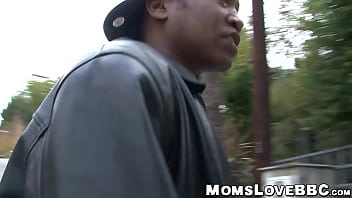 Preview 1 of Hard Busty Teen - Busty redhead MILF drilled roughly by two ghetto BBCs