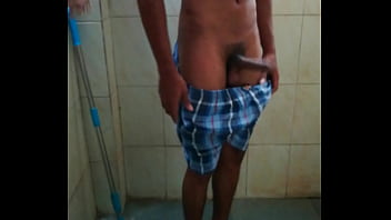 Preview 1 of Blue Competion - Hot boy in bathroom