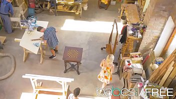 Preview 1 of Hot Pron Sister - CARPENTER YARD featuring (Zazie Skymm,  Nikki Nutz)