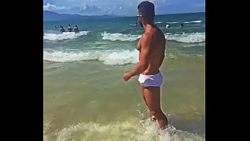 Preview 3 of Hot Sex Nakef - Gostoso sunga branca Instagram @tiagofreal