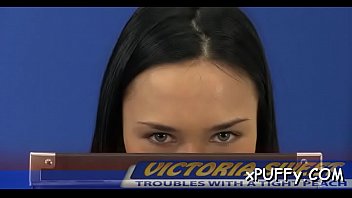 Preview 1 of Hd Vadies - Charming beauty is pounding her hot twat with hard dildo