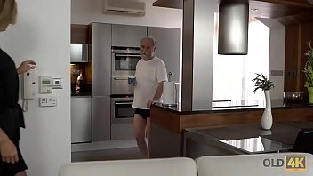Preview 1 of Legal Teen Forced Bbc Anal - OLD4K. Jenny Smart having sex with an old man with beard