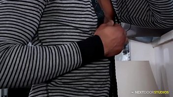 Preview 1 of Hourse Size Dildo - NextDoorEbony Peepin Tom Jerkin His Uncut BBC