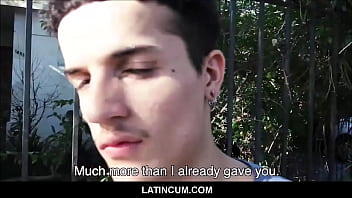 Preview 2 of Monster Covk Slut - Spanish Bi Sexual Twink Agrees To Be Recorded For Money POV