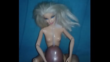 Preview 2 of Japanese Uncensoree - Barbie doll cum-tribute #2