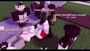 Preview 4 of Mom Sister Baradar - Me las follo mientras me MIRAN TODOS | Roblox