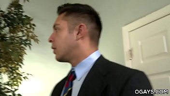 Preview 2 of Chloro Strapon - Gay office fuck - Jake Morgan,  Seth Santoro