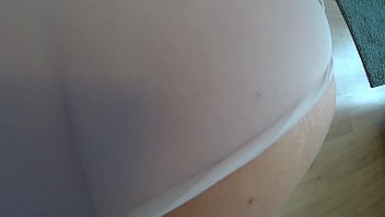 Preview 3 of Gay Father Seduce Son - I came to visit my girlfriend,  and she fucked me with a strapon,  milf in white panties doggystyle shaking a big butt.