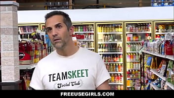 Preview 1 of Full Film Bollywood Agneepath - FreeUseGirls - Freeuse Skinny Blonde Teen And Customer Use Tiny Employee After Becoming Frozen - Emma Rosie,  Whitney OC,  Rose Carter,  Donnie Rock,  Johnny Palms