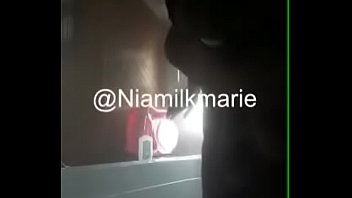 Preview 2 of Fadilah Xxx - Niamilkmarie How Freaks Take A Shower
