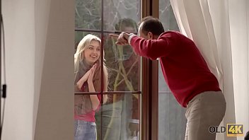 Preview 1 of Sunny Leony Pussy Pics - OLD4K. She got lost and was found on a huge cock