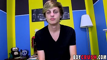 Preview 2 of How Open Virginia - Luscious twink pleasing his ass with a big fat dildo