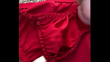 Preview 3 of Son Fuck Black Mail Son - Cum over panties