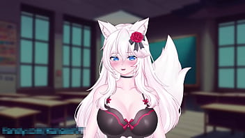 Preview 2 of Sandee Westgate Solo - Vtuber KanakoVT ERP&#039_s Wearing Vibrator in Public --- ASMR Catgirl Naughty with Vibrator in Public