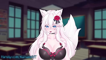 Preview 1 of Sandee Westgate Solo - Vtuber KanakoVT ERP&#039_s Wearing Vibrator in Public --- ASMR Catgirl Naughty with Vibrator in Public