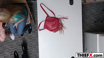 Preview 3 of She Pleases Frenchself - Two Foxy Sweety Thiefs Is Like A Jackpot