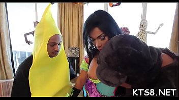 Preview 2 of Fuck Films - Fine ladyboy&#039_s backside gets visited by impressive weenie