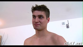 Preview 3 of Xxx Vido Hind Hd - Cute stud is delighting hunk with an arousing oral-stimulation