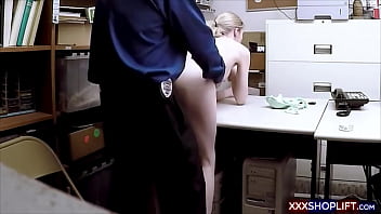 Preview 3 of Videos Kajal Axxx Com - Cute and petite shoplifter punish fuck