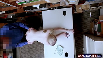 Preview 4 of Videos Kajal Axxx Com - Cute and petite shoplifter punish fuck