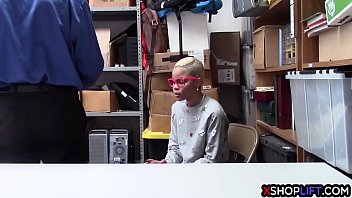 Preview 1 of Ami No - Black skinny teen punished for stealing and got fucked