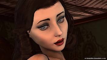 Preview 1 of Pareja Catalan - Elizabeth c. On Elizabeth&#039_s Cock (Bioshock)