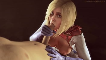 Preview 3 of A Family Little Baby - Power Girl Takes It In The Mouth