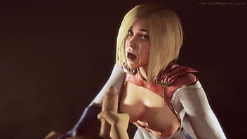 Preview 4 of A Family Little Baby - Power Girl Takes It In The Mouth