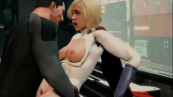 Preview 3 of Teen Anal Bbc - Power Girl And Bruce Wayne