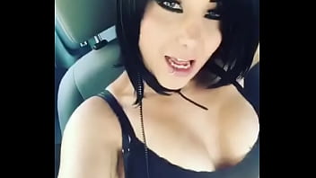 Preview 1 of Self Suck With Condom - Sexoso muy cachonda