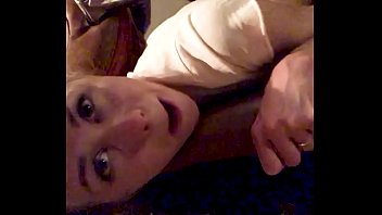 Preview 1 of Mummy Fuck In Sp - Teen is clamped inside office chair and gets her ass fucked hard