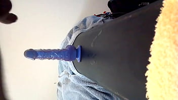 Preview 1 of Dost Ki Mami Ko Choda - DP with a prostate massager and a dildo