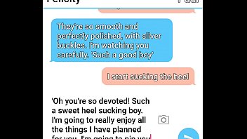 Preview 4 of Old Man Yound Buaty Girls - Sexting Mistress needs her worshipful dungeon boy