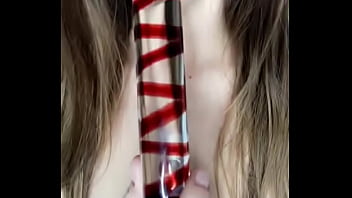 Preview 4 of Mime Frak - Hot Girl Sucking Toy Like Cock