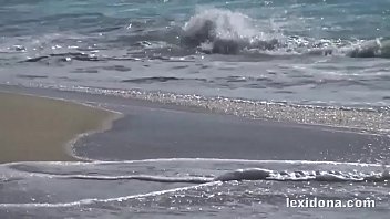 Preview 1 of Big Black Cook Sexy - Fit Body - Watch me have fun on the beach before I masturbate