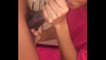 Preview 4 of Nithya Ram Sex - Cute Latina blows black cock