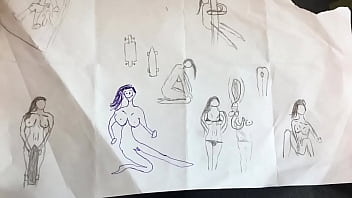 Preview 4 of Full Hd Hot Saxy - Some Nice naked pics drawed ms.x part.1