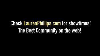Preview 1 of Pissing On Mens - Naughty Nurse Lauren Phillips Cures Limp Dick With Hot Show!