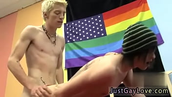 Preview 3 of Japan P10 - Naked white muscular men having gay sex Ian fucks miles in his highly
